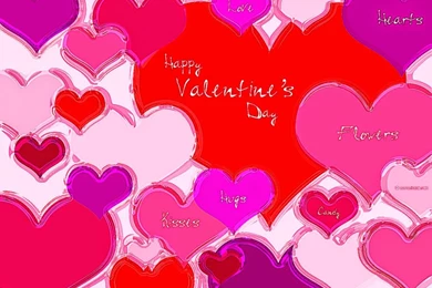 Valentine Hearts Desktop Wallpapers