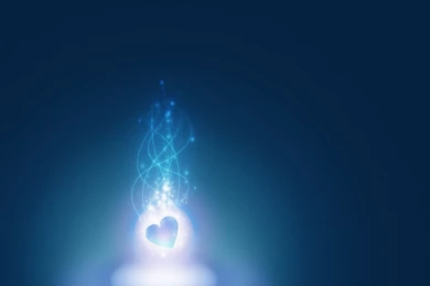 Download Wallpapers 2048x2048 Abstract, Black, Blue, Heart New iPad ...