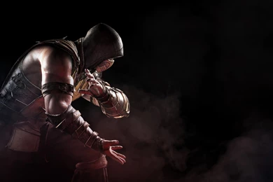 Wallpaper: Scorpion, Soldier, Mortal Kombat X, Art, Games Wallpapers