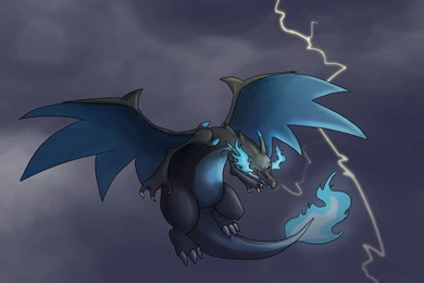 Mega Charizard X Art Wallpaper, Size: 1024x793