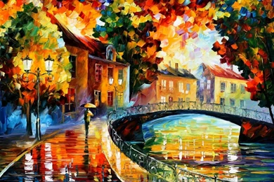 Wallpapers Leonid Afremov Paintings X Art Hd 1600x1200