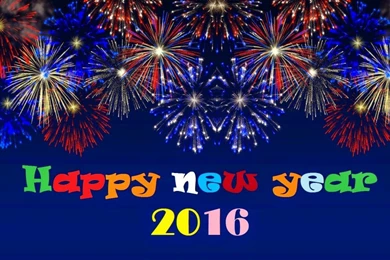 Happy New Year 2016 Wallpapers 3d