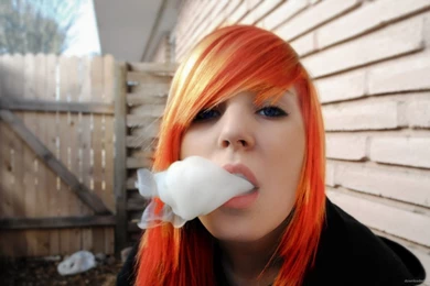 Redhead Smoking Wallpapers For iPad 2