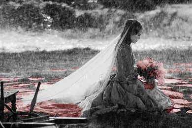 SAD BRIDE WALLPAPER   (