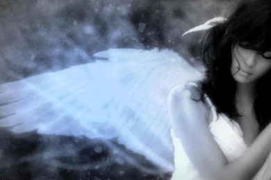 SAD ANGEL WALLPAPER   (