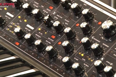 Musikmesse 2014 MOOG Sub 37 Analogue Paraphonic Synthesizer ...
