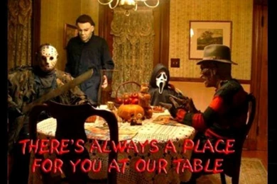 A Freaky Dinner Party!   Horror Movies Wallpapers (2921847)   Fanpop