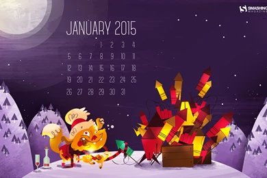 Desktop Wallpapers Calendars: January 2015 – Smashing Magazine