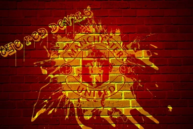 Manchester United Logo Graffiti 2015