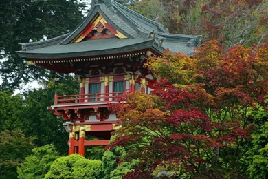 Garden House Japanese House – Architecture Houses HD Desktop Wallpapers