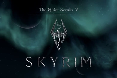 Skyrim Logo Wallpapers 1366×768 Wallpapers