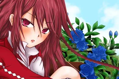 Download Wallpapers 2560x1024 Pandora Hearts, Roses, Alice, Girl ...