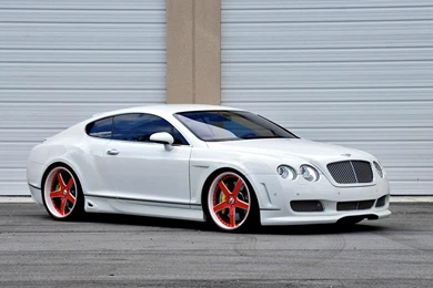 White Bentley Continental GT Wallpapers