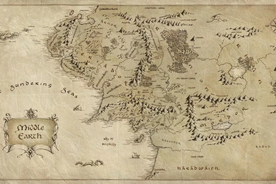 Map Of Middle Earth HD Wallpapers