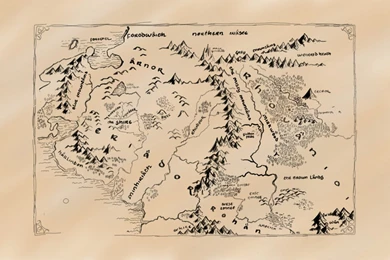 Middle Earth Map By BrettDahMann On DeviantArt