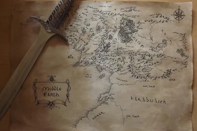 Map Of Middle Earth By Alatarielarfeiniel On DeviantArt