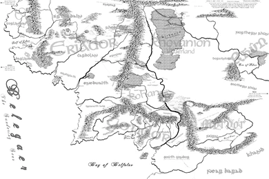 The Lord Of Rings Maps Middle earth