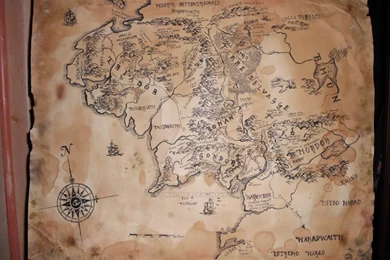 Commission  Middle Earth Map By Aryundomiel On DeviantArt