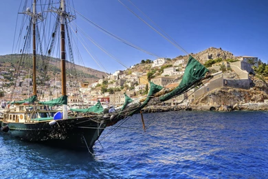 2560x1600 Greece, Sailboat, Nature, Ship, Sea, Greece Wallpapers ...