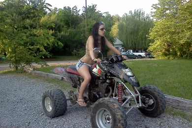 Crotch Rocket Four Wheeler 3 Ridding Trails   YouTube