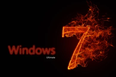 Windows 7 Ultimate On Fire By Genoblex On DeviantArt