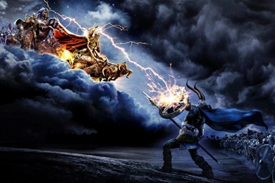 Amon Amarth Battles Monsters Lightning Music Fantasy Death Metal ...