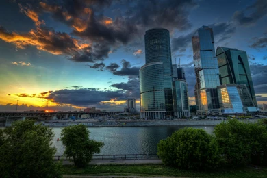 Moscow International Business Center, World, 1920x1200 HD ...