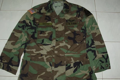 House Of The Brave: US Army Woodland Camo Shirt   Genuine Military ...