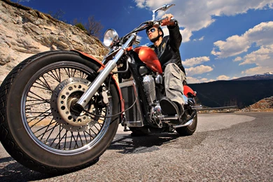 Riding Motorcycle, Chopper, 1920x1080 HD Wallpapers And FREE Stock ...