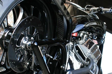 Wallpapers catalogue.com Black V8 Chopper In 640x960 Resolution.