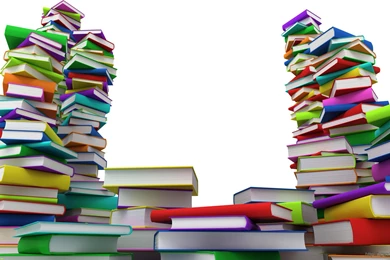 Colorful Books Wallpaper Backgrounds