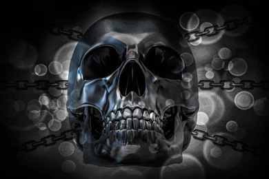 Wallpapers Metallic Skull By TheDamDamBW12 On DeviantArt