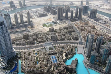 Download Wallpapers 3840x2160 Dubai, Uae, Top View, Sea, Coast 4K ...