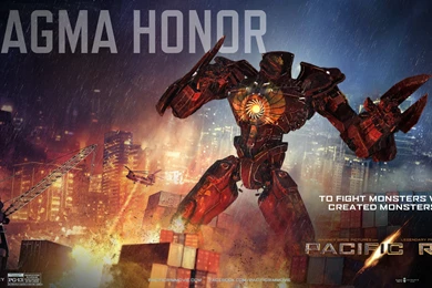 Pacific Rim: Fire Nation Magma Honor Jaeger Poster By Lewis ...
