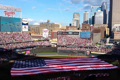 2014 MLB ALL STAR Game Fly Over Target Field YouTube