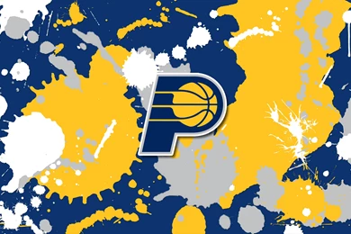 Pacers Splatter Wall By Tlaurenzana On DeviantArt
