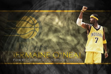 Jermaine O'Neal Indiana Pacers Wallpapers