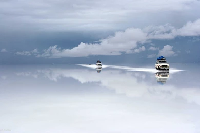 Wallpapers Bolivia Girl Salar De Uyuni Altiplano Nature 1920x1200 ...