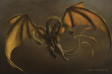 1500x1061px King Ghidorah