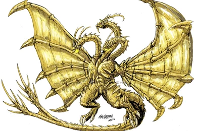 1500x1061px King Ghidorah