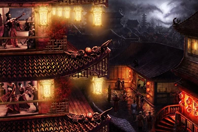 Download Desktop Wallpapers Drawn By The Ancient Japanese City ...