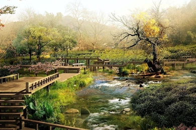 High Resolution Japanese Garden Wallpapers 1920×1080 Full Size ...