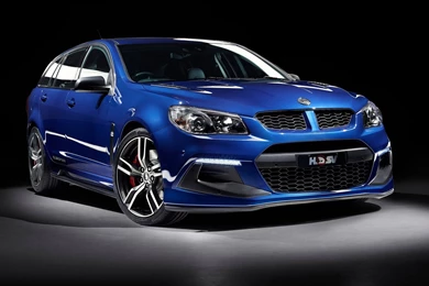 HSV Gen F2 Clubsport Cars Wagon Blue 2016 Wallpapers