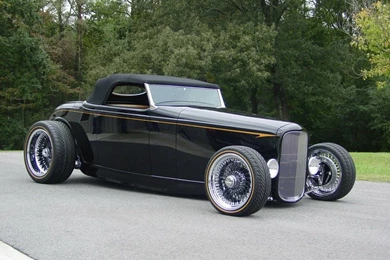 Black Ford Hot Rod Wallpapers