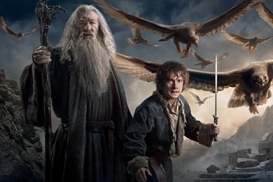 The Hobbit The Battle Of The Five Armies Bilbo And Gandalf HD ...
