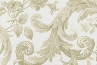 Yellow Kd70013 Floral Arabesque Wallpapers By Brewster