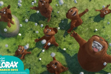 Bar Ba Loots (Bears) From Dr. Seuss The Lorax Movie Desktop Wallpapers
