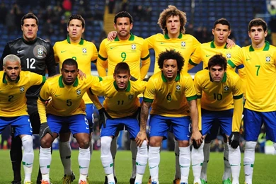 Brazil Squad Team World Cup 2014 Hd Wallpapers