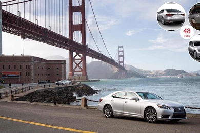 2013 Lexus LS 460 At Golden Gate Bridge   Front