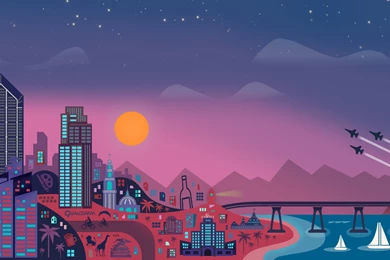 Awesome Google Now Inspired Wallpapers Of San Diego By +Alex ...